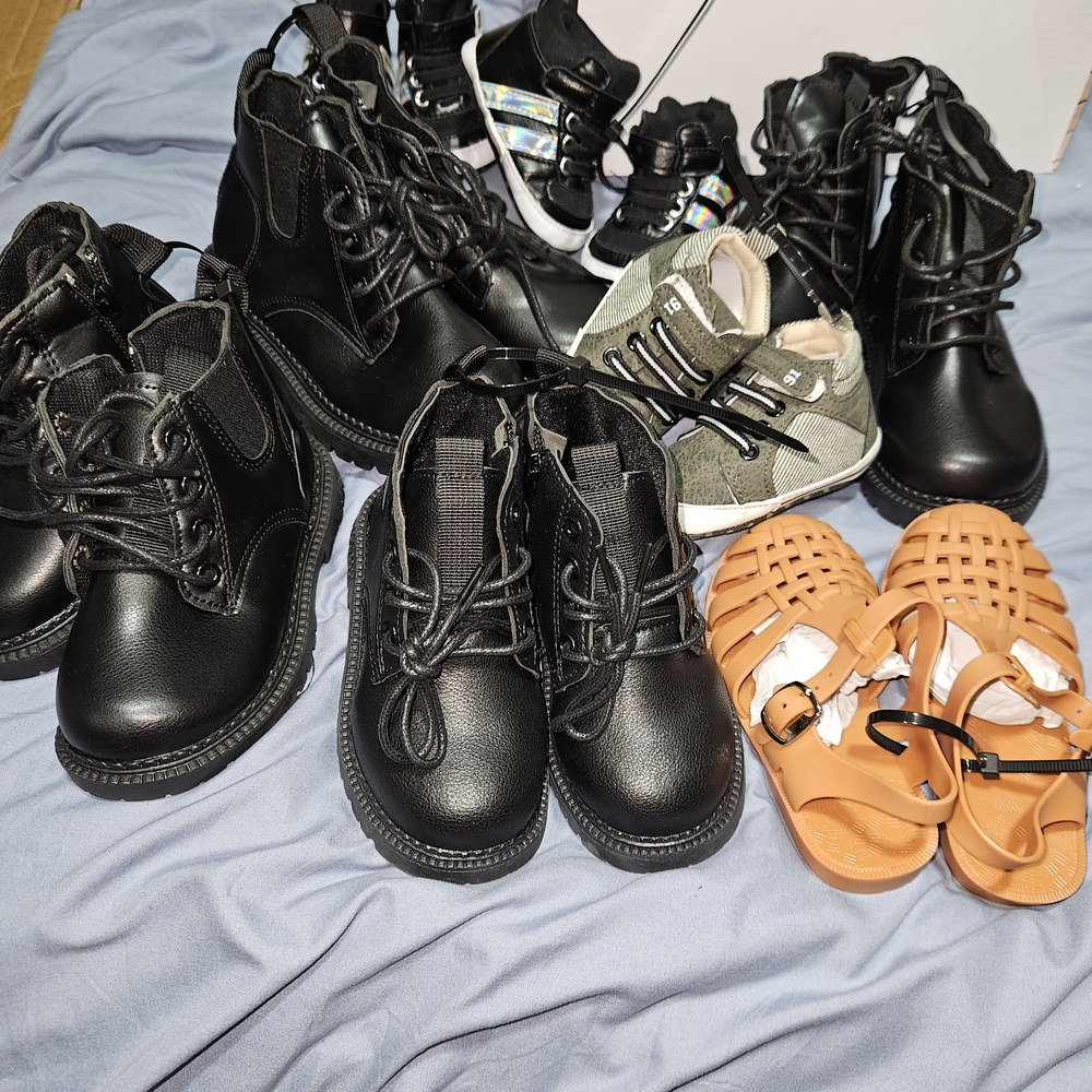 Black Kids Boots